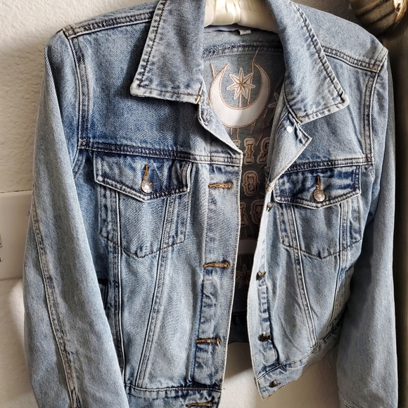 Rue de seine Ride or Die Denim Jacket - Picture 4 of 4